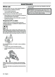 Husqvarna 340 340e 345e 350 Chainsaw Owners Manual, 2007,2008,2009,2010 page 38