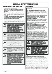 Husqvarna 340 340e 345e 350 Chainsaw Owners Manual, 2007,2008,2009,2010 page 6