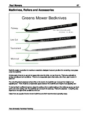 Toro Reel Mower Basics 09168SL Lawn Mowers page 49