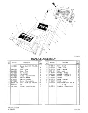 Toro 38005 1200 Power Curve Snowthrower Parts Catalog, 1990, 1991 page 2