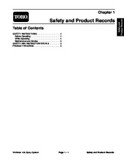 Toro 03124SL Rev A Service Manual Workman 200 Spray System Preface Publication page 5