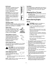 Craftsman 247.888530 Craftsman 28-Inch Snow Thrower Owners Manual page 13