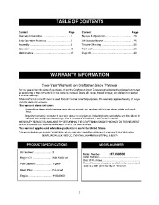 Craftsman 247.888530 Craftsman 28-Inch Snow Thrower Owners Manual page 2