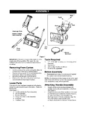 Craftsman 247.888530 Craftsman 28-Inch Snow Thrower Owners Manual page 6