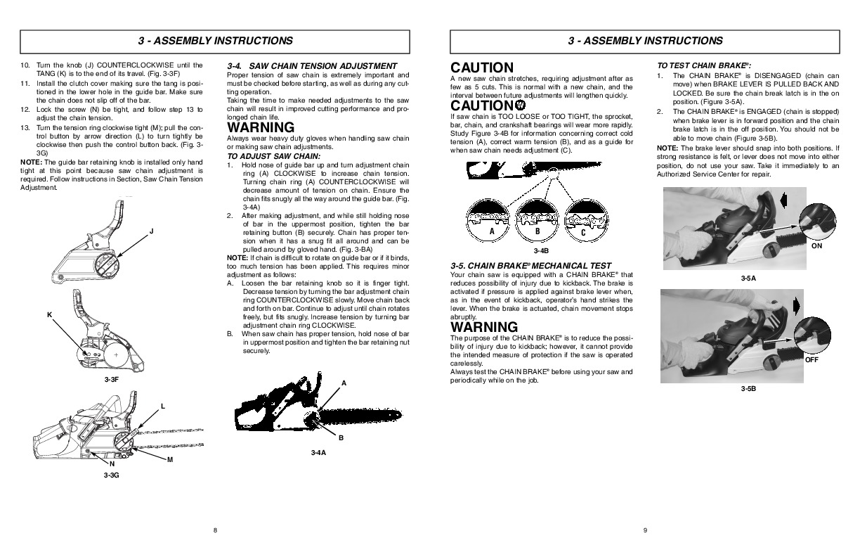Mcculloch Chainsaw Parts Manual