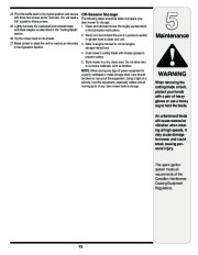 MTD White Outdoor 900 Series 21 Inch Self Propelled Rotary Lawn Mower Owners Manual page 13