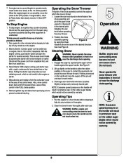 MTD 230 240 250 260 261 S230 S240 S250 S260 S261 Snow Blower Owners Manual page 9