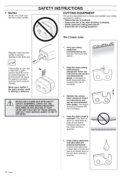 Husqvarna 362XP 365 371XP Chainsaw Owners Manual, 1999 page 10