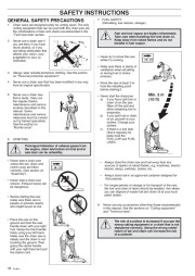 Husqvarna 362XP 365 371XP Chainsaw Owners Manual, 1999 page 18