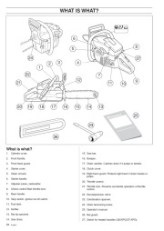 Husqvarna 362XP 365 371XP Chainsaw Owners Manual, 1999 page 24