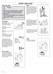 Husqvarna 362XP 365 371XP Chainsaw Owners Manual, 1999 page 28