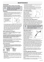 Husqvarna 362XP 365 371XP Chainsaw Owners Manual, 1999 page 29
