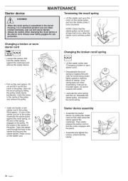 Husqvarna 362XP 365 371XP Chainsaw Owners Manual, 1999 page 30