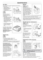 Husqvarna 362XP 365 371XP Chainsaw Owners Manual, 1999 page 31