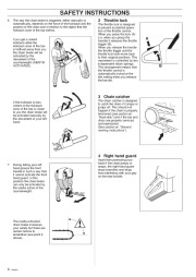 Husqvarna 362XP 365 371XP Chainsaw Owners Manual, 1999 page 6