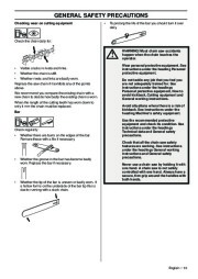 Husqvarna T425 Chainsaw Owners Manual, 2003,2004,2005,2006,2007,2008 page 15