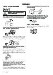 Husqvarna T425 Chainsaw Owners Manual, 2003,2004,2005,2006,2007,2008 page 16