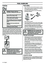 Husqvarna T425 Chainsaw Owners Manual, 2003,2004,2005,2006,2007,2008 page 18