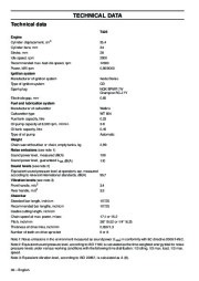 Husqvarna T425 Chainsaw Owners Manual, 2003,2004,2005,2006,2007,2008 page 36