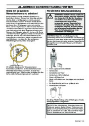 Husqvarna T425 Chainsaw Owners Manual, 2003,2004,2005,2006,2007,2008 page 43