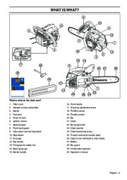 Husqvarna T425 Chainsaw Owners Manual, 2003,2004,2005,2006,2007,2008 page 5