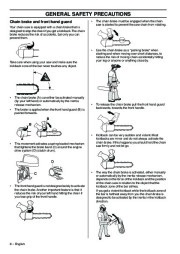 Husqvarna T425 Chainsaw Owners Manual, 2003,2004,2005,2006,2007,2008 page 8