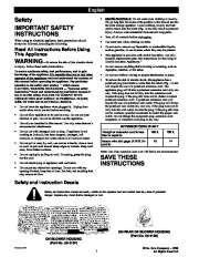 Toro 51589 Quiet Blower Vac Owners Manual, 1998, 1999 page 2