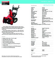 Honda HS520 Snow Blower Catalog page 4