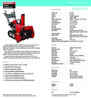 Honda HS520 Snow Blower Catalog page 5