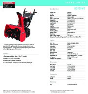 Honda HS520 Snow Blower Catalog page 6