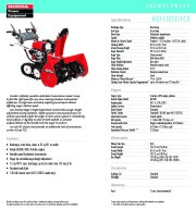 Honda HS520 Snow Blower Catalog page 7