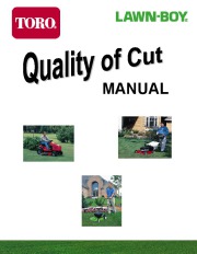Toro Lawn-Boy Quality Of Cut Lawn Mower Owners Manual page 1
