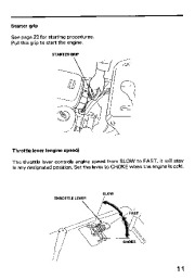 Honda HS624 HS828 Snow Blower Owners Manual page 12