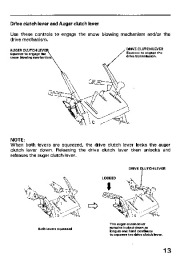 Honda HS624 HS828 Snow Blower Owners Manual page 14