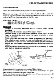 Honda HS624 HS828 Snow Blower Owners Manual page 18