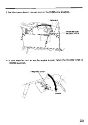 Honda HS624 HS828 Snow Blower Owners Manual page 24