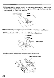 Honda HS624 HS828 Snow Blower Owners Manual page 27