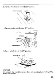 Honda HS624 HS828 Snow Blower Owners Manual page 34