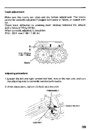 Honda HS624 HS828 Snow Blower Owners Manual page 40