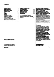 STIHL Owners Manual page 2