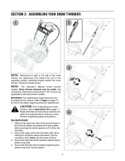 MTD 6FE E F Style Snow Blower Owners Manual page 6