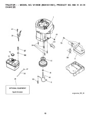 Weed Eater 96041011901 Lawn Tractor Parts List, 2010 page 10