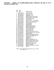 Weed Eater 96041011901 Lawn Tractor Parts List, 2010 page 13