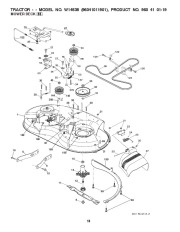 Weed Eater 96041011901 Lawn Tractor Parts List, 2010 page 14