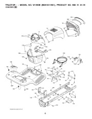 Weed Eater 96041011901 Lawn Tractor Parts List, 2010 page 6