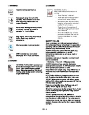 Ariens Sno Thro 939003 ST520E Snow Blower Owners Manual page 4