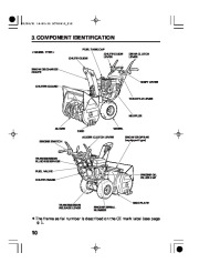 Honda HS760 HS970 Snow Blower Owners Manual page 13