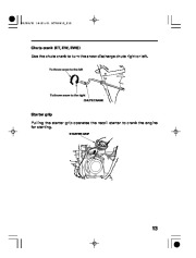 Honda HS760 HS970 Snow Blower Owners Manual page 16