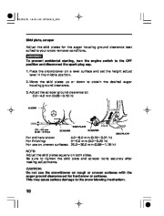 Honda HS760 HS970 Snow Blower Owners Manual page 21