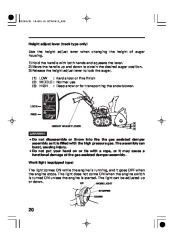 Honda HS760 HS970 Snow Blower Owners Manual page 23